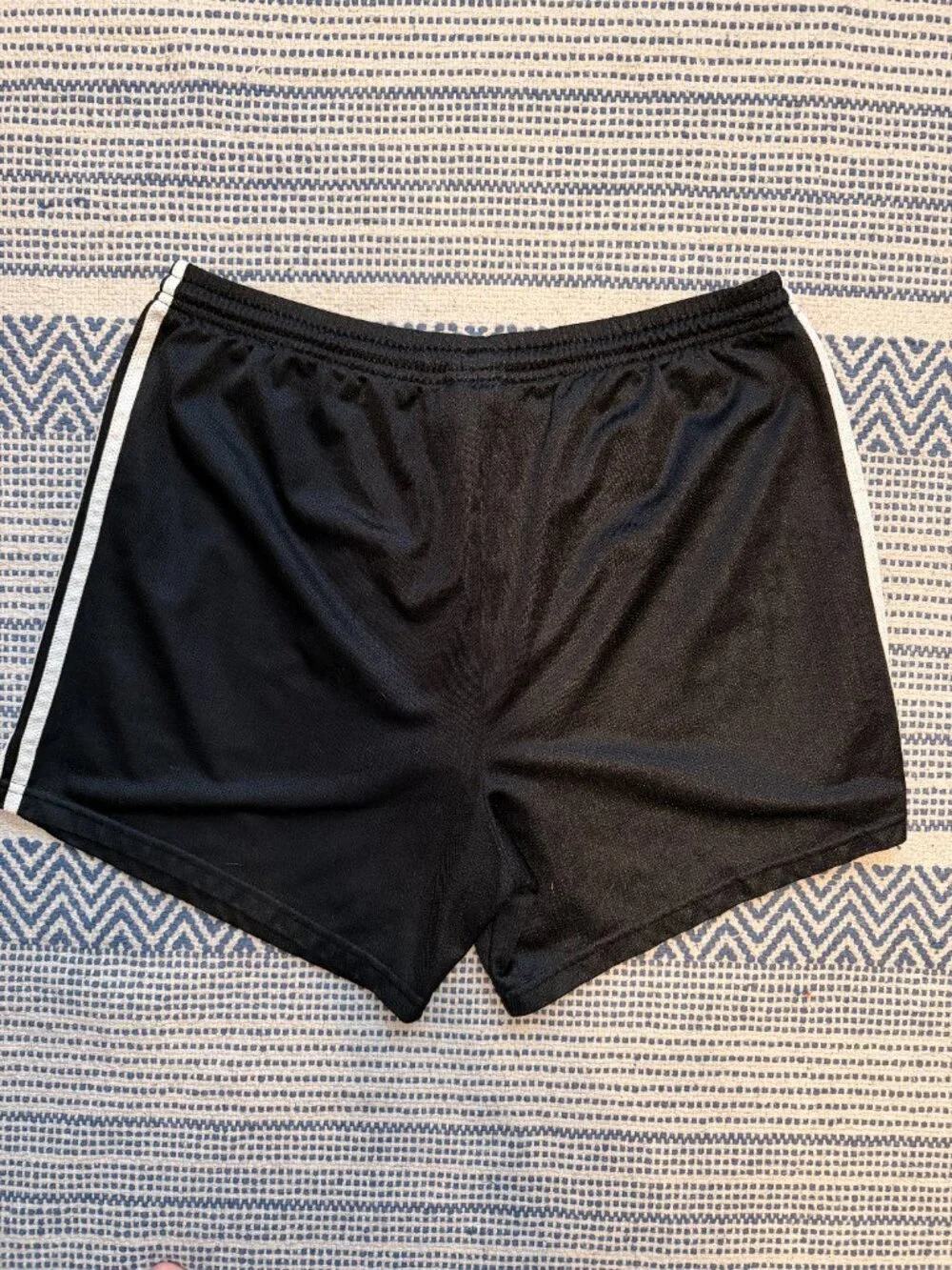 Adidas Three-Stripes Black Shorts | Men’s Large